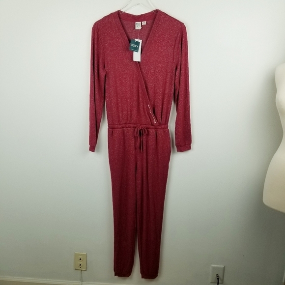Roxy Stepping Out Wrap Jogger Jumpsuit NWT - Picture 3 of 16